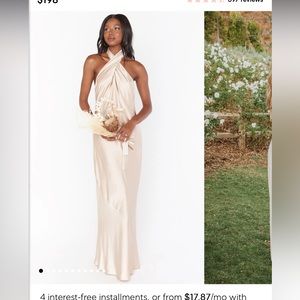 Show Me Your MuMu Jasmine Halter Maxi Dress